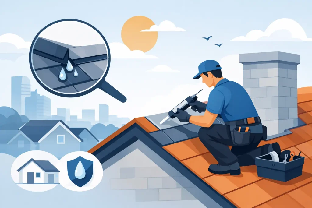 When to Call a Roof Flashing Repair Service