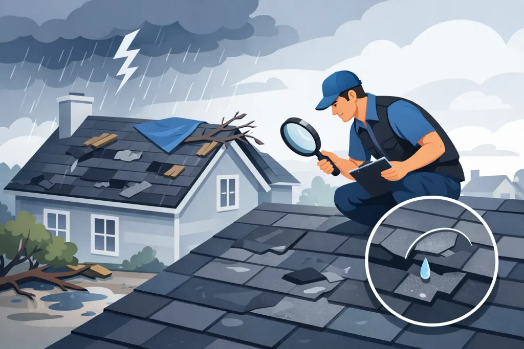 When to Schedule a Storm Damage Roof Inspection