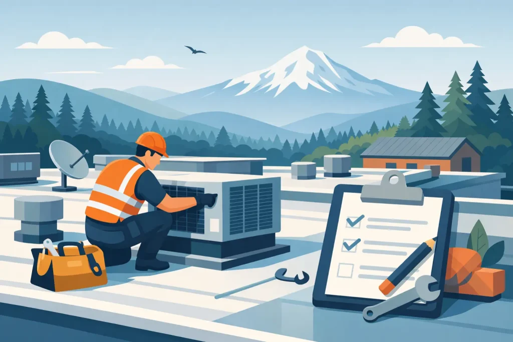 Commercial Roof Maintenance Checklist for Oregon