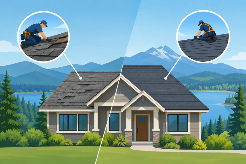Reroofing Versus Repair for Southern Oregon Homes